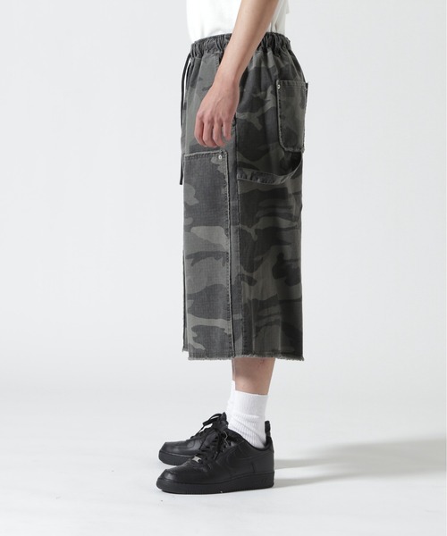 BEAVER（ビーバー）の「B omnivore/ビーオムニボー　W KNEE SHORTS RIP STOP ダブルニーショーツリップストップ（その他パンツ・メンズ・ブラック/カモフラージュ・L/M）」の19枚目の写真