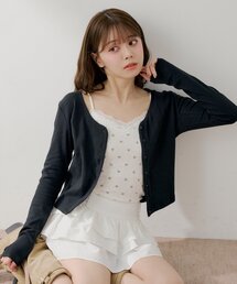 花柄キャミ+カーディガンセット