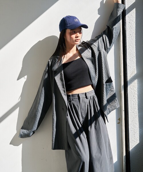 NOMINE（ノミネ）の「オリジナル刺繍ロゴ キャップ（キャップ・レディース・グレー/アイボリー/ブラウン/ネイビー・フリー）」の10枚目の写真