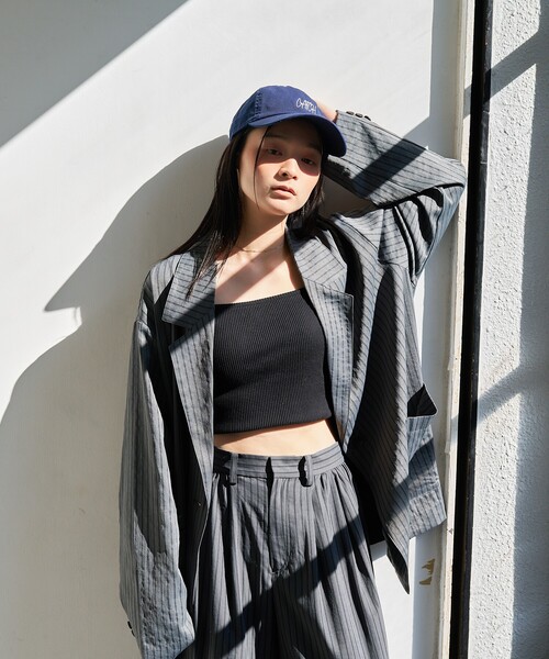 NOMINE（ノミネ）の「オリジナル刺繍ロゴ キャップ（キャップ・レディース・グレー/アイボリー/ブラウン/ネイビー・フリー）」の11枚目の写真