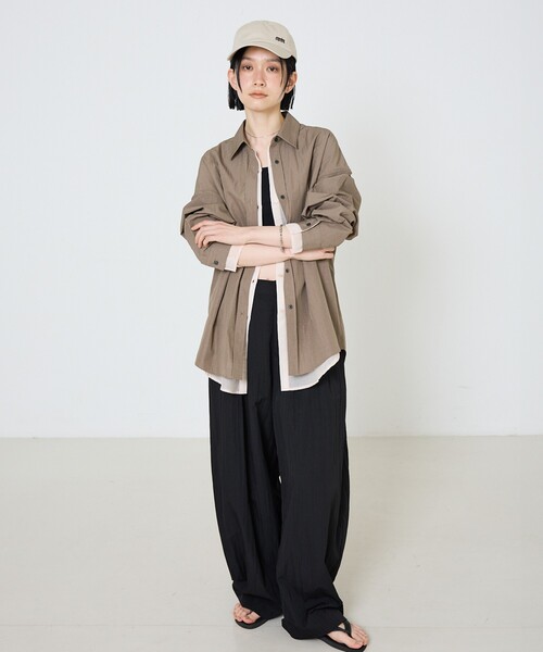 NOMINE（ノミネ）の「オリジナル刺繍ロゴ キャップ（キャップ・レディース・グレー/アイボリー/ブラウン/ネイビー・フリー）」の15枚目の写真