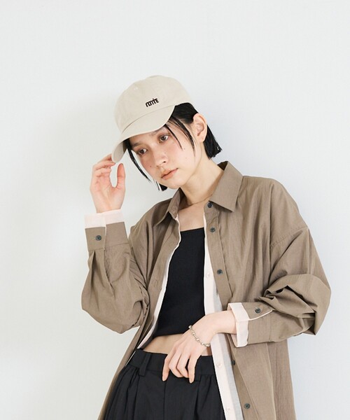 NOMINE（ノミネ）の「オリジナル刺繍ロゴ キャップ（キャップ・レディース・グレー/アイボリー/ブラウン/ネイビー・フリー）」の17枚目の写真