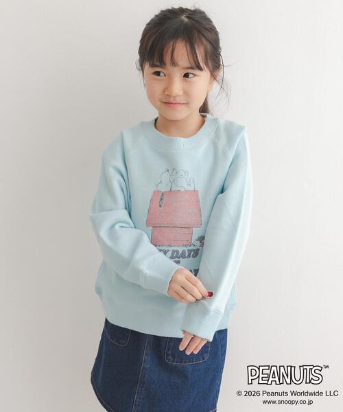 FRUIT OF THE LOOM（フルーツオブザルーム）の「『別注』FRUIT OF THE LOOM×DOORS　甘編み裏毛スウェット(KIDS)（Tシャツ/カットソー・キッズ・ブルー系その他/アイボリー・140/130/120）」の7枚目の写真