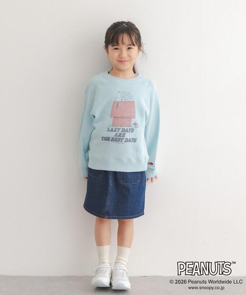 FRUIT OF THE LOOM（フルーツオブザルーム）の「『別注』FRUIT OF THE LOOM×DOORS　甘編み裏毛スウェット(KIDS)（Tシャツ/カットソー・キッズ・ブルー系その他/アイボリー・140/130/120）」の10枚目の写真