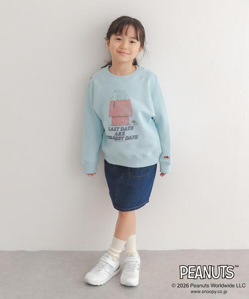 FRUIT OF THE LOOM（フルーツオブザルーム）の「『別注』FRUIT OF THE LOOM×DOORS　甘編み裏毛スウェット(KIDS)（Tシャツ/カットソー・キッズ・ブルー系その他/アイボリー・140/130/120）」の11枚目の写真