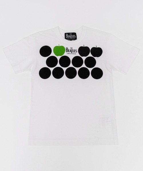 THE BEATLES COMME des GARCONS(ザ ビートルズ コムデギャルソン)の「THE BEATLES 「APPLE & DOT」TEE(Tシャツ/カットソー・メンズ・ホワイト・XXL/XL/L/M/S/XS/XXS)」の1枚目の写真