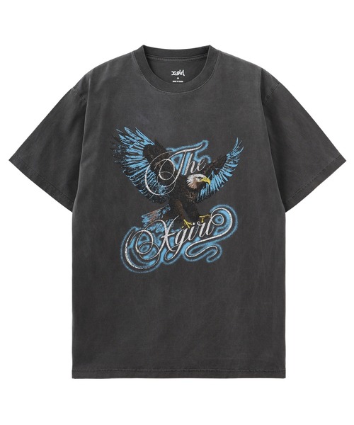 X-girl(エックスガール)の「FADED EAGLE S/S TEE(Tシャツ/カットソー・レディース・ブラック/ベージュ・S/M/L/XL)」の7枚目の写真