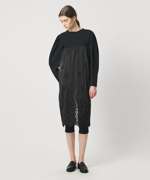 Pheeta（フィータ）の「＜Pheeta＞Maria レース スカート/015C-17（スカート・レディース・ブラック/ホワイト・FREE）」の4枚目の写真