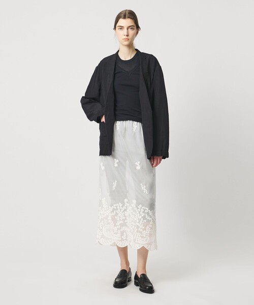 Pheeta（フィータ）の「＜Pheeta＞Maria レース スカート/015C-17（スカート・レディース・ブラック/ホワイト・FREE）」の9枚目の写真