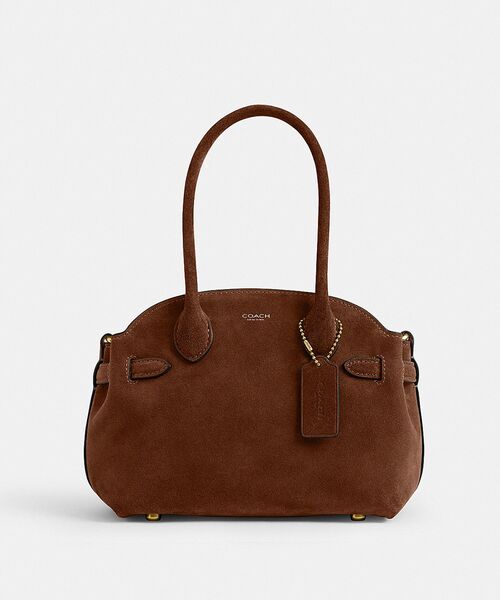 COACH(コーチ)の「ソフト エンパイア キャリーオール バッグ 21(ショルダーバッグ・レディース・ブラウン系その他・ONE)」の4枚目の写真
