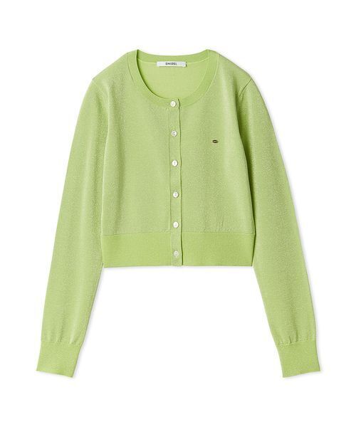 SNIDEL（スナイデル）の「UVカットベーシックニットカーディガン（カーディガン/ボレロ・レディース・ピンク/ライム/ホワイト/ネイビー/イエロー・F）」の16枚目の写真