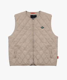 GEECOON（ジークーン）の「タイガーJK エッセンシャルキルティングベスト GJK258-210 ベージュ（ダウンベスト）」