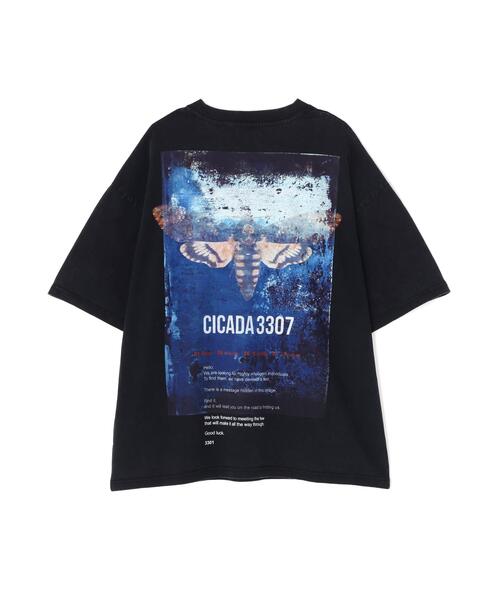 DANKE SCHON（ダンケシェーン）の「DankeSchon/ダンケシェーン/CHEMICAL S/S Tee CICADA（Tシャツ/カットソー・レディース・ブラック・L/M）」の2枚目の写真
