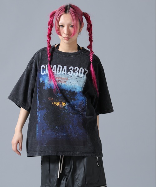 DANKE SCHON(ダンケシェーン)の「DankeSchon/ダンケシェーン/CHEMICAL S/S Tee CICADA(Tシャツ/カットソー・レディース・ブラック・L/M)」の16枚目の写真