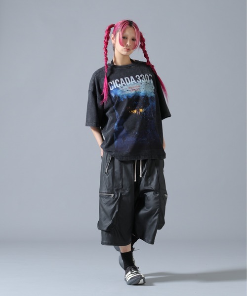 DANKE SCHON(ダンケシェーン)の「DankeSchon/ダンケシェーン/CHEMICAL S/S Tee CICADA(Tシャツ/カットソー・レディース・ブラック・L/M)」の12枚目の写真