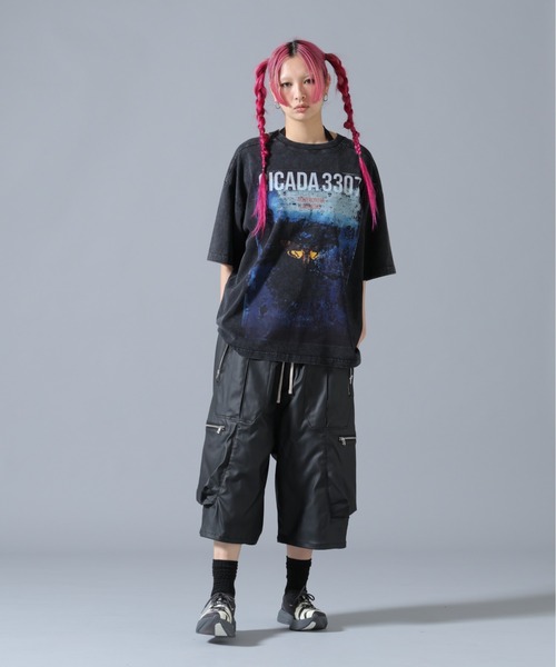 DANKE SCHON(ダンケシェーン)の「DankeSchon/ダンケシェーン/CHEMICAL S/S Tee CICADA(Tシャツ/カットソー・レディース・ブラック・L/M)」の11枚目の写真