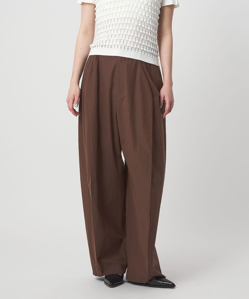 ASTRAET（アストラット）の「＜ASTRAET＞ボリューム バレルワイドパンツ（その他パンツ・レディース・ブラック/ダークブラウン・0/1/00）」の7枚目の写真