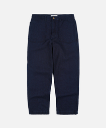 ARMY DENIM FATIGUE PANTS _ SASHIKO DENIM