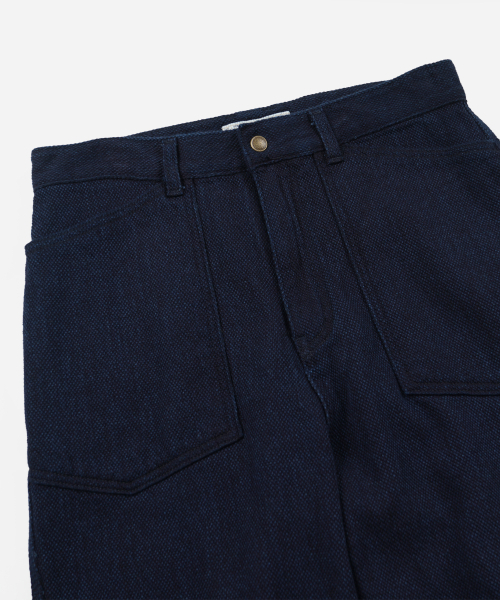 FRIZMWORKS（フリズムワークス）の「ARMY DENIM FATIGUE PANTS _ SASHIKO DENIM（デニムパンツ・メンズ・その他・SMALL/MEDIUM/LARGE/X-LARGE）」の4枚目の写真