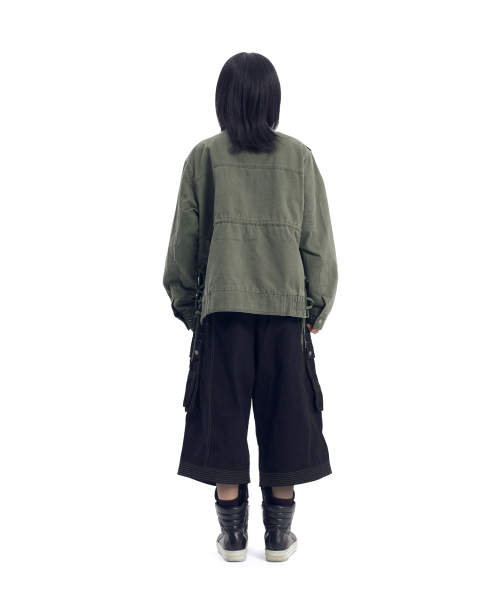 AAKAM(アーカム)の「Nova Drawstring Field Jacket (Khaki)(ミリタリージャケット・レディース・その他・1/2)」の6枚目の写真