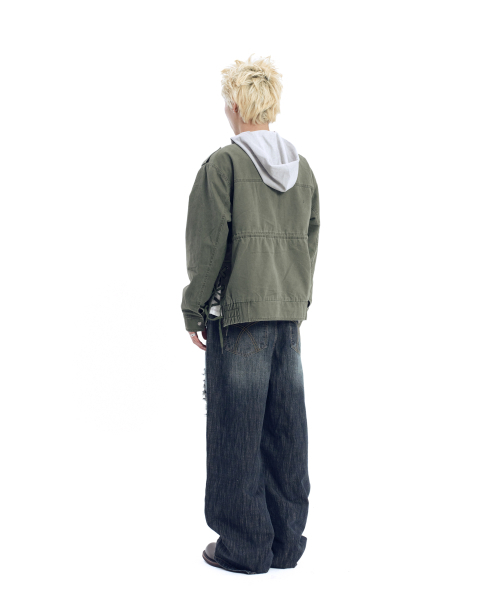 AAKAM(アーカム)の「Nova Drawstring Field Jacket (Khaki)(ミリタリージャケット・レディース・その他・1/2)」の12枚目の写真