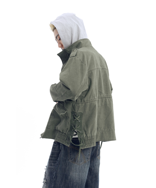 AAKAM(アーカム)の「Nova Drawstring Field Jacket (Khaki)(ミリタリージャケット・レディース・その他・1/2)」の16枚目の写真