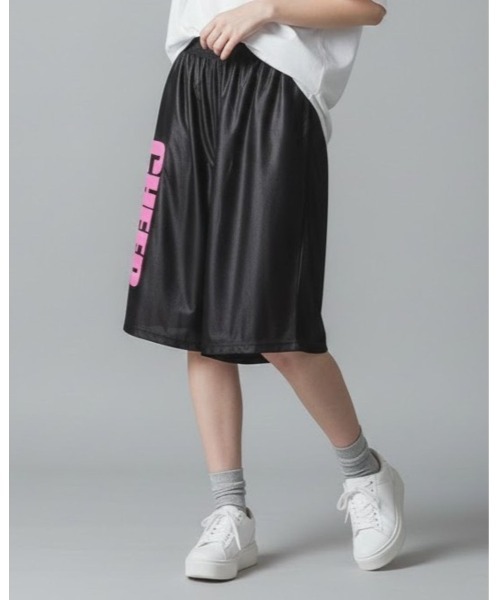 CHEER(チアー)の「サイドロゴバスケットパンツ(その他パンツ・レディース・ライム/ピンク/レッド/パープル系その他/ブラック×ホワイト/ブラック×グレー/プラチナム/パープル/ゴールド/ブラック×ピンク・XXXS/XS/S/M/L)」の20枚目の写真