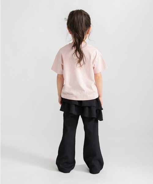 BRANSHES(ブランシェス)の「フリル付きカットフレアパンツ(その他パンツ・キッズ・ブラック/ラベンダー・150/80/120/110/100/130/140/90)」の16枚目の写真