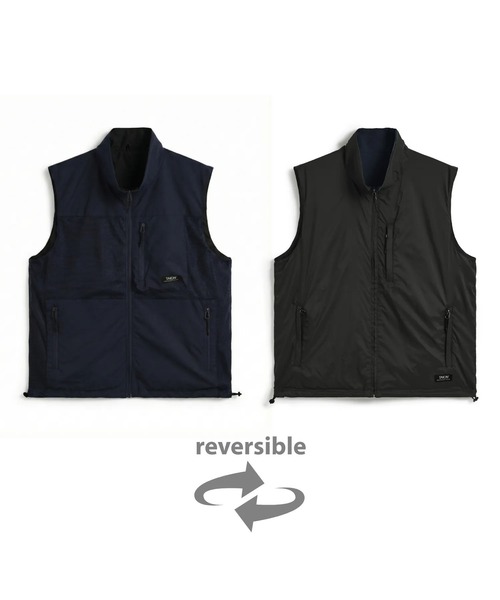 TAION（タイオン）の「【TAION(タイオン)】〈ユニセックス〉ノンダウン マウンテン リバーシブル メッシュベスト（ベスト・メンズ・ライトグレー系5/ブラック系その他4/ネイビー系1/ブラック×パープル/ネイビー系/ブラック系その他3・XL/L/M/S/2XL）」の18枚目の写真