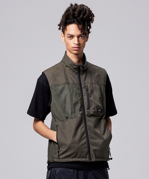 TAION（タイオン）の「【TAION(タイオン)】〈ユニセックス〉ノンダウン マウンテン リバーシブル メッシュベスト（ベスト・メンズ・ライトグレー系5/ブラック系その他4/ネイビー系1/ブラック×パープル/ネイビー系/ブラック系その他3・XL/L/M/S/2XL）」の21枚目の写真