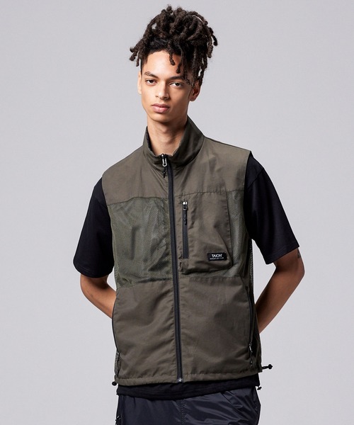 TAION（タイオン）の「【TAION(タイオン)】〈ユニセックス〉ノンダウン マウンテン リバーシブル メッシュベスト（ベスト・メンズ・ライトグレー系5/ブラック系その他4/ネイビー系1/ブラック×パープル/ネイビー系/ブラック系その他3・XL/L/M/S/2XL）」の22枚目の写真