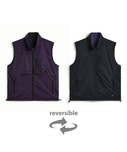 TAION（タイオン）の「【TAION(タイオン)】〈ユニセックス〉ノンダウン マウンテン リバーシブル メッシュベスト（ベスト・メンズ・ライトグレー系5/ブラック系その他4/ネイビー系1/ブラック×パープル/ネイビー系/ブラック系その他3・XL/L/M/S/2XL）」の19枚目の写真