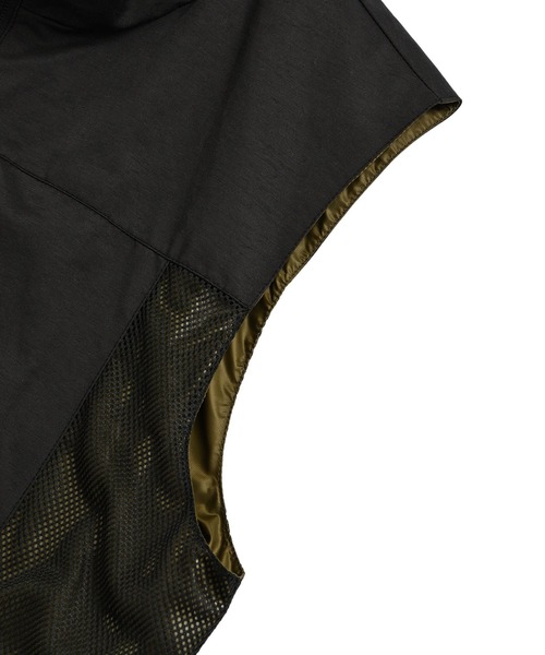 TAION（タイオン）の「【TAION(タイオン)】〈ユニセックス〉ノンダウン マウンテン リバーシブル メッシュベスト（ベスト・メンズ・ライトグレー系5/ブラック系その他4/ネイビー系1/ブラック×パープル/ネイビー系/ブラック系その他3・XL/L/M/S/2XL）」の9枚目の写真