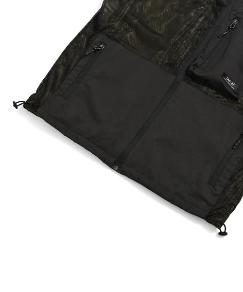 TAION（タイオン）の「【TAION(タイオン)】〈ユニセックス〉ノンダウン マウンテン リバーシブル メッシュベスト（ベスト・メンズ・ライトグレー系5/ブラック系その他4/ネイビー系1/ブラック×パープル/ネイビー系/ブラック系その他3・XL/L/M/S/2XL）」の12枚目の写真