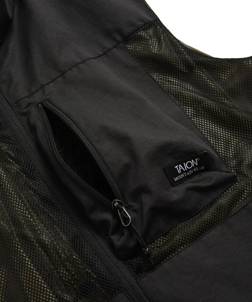 TAION（タイオン）の「【TAION(タイオン)】〈ユニセックス〉ノンダウン マウンテン リバーシブル メッシュベスト（ベスト・メンズ・ライトグレー系5/ブラック系その他4/ネイビー系1/ブラック×パープル/ネイビー系/ブラック系その他3・XL/L/M/S/2XL）」の14枚目の写真