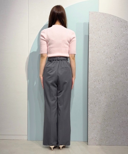SWINGLE(スウィングル)の「センタープレスストレートパンツ(その他パンツ・レディース・ライトグレー/ライトベージュ/ブルー・SMALL/MEDIUM)」の11枚目の写真