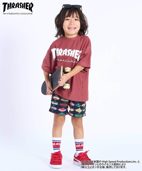 Ampersand（アンパサンド）の「THRASHER　水陸両用パンツ（その他パンツ・キッズ・ブラック/レインボー・120/110/100/90/80/140/130）」の3枚目の写真