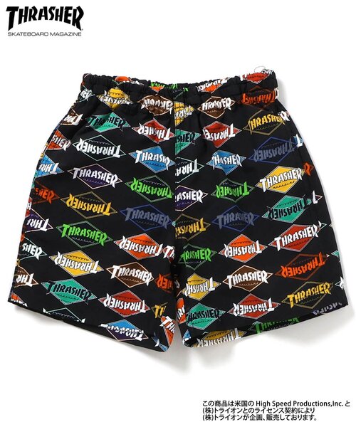 Ampersand（アンパサンド）の「THRASHER　水陸両用パンツ（その他パンツ・キッズ・ブラック/レインボー・120/110/100/90/80/140/130）」の5枚目の写真
