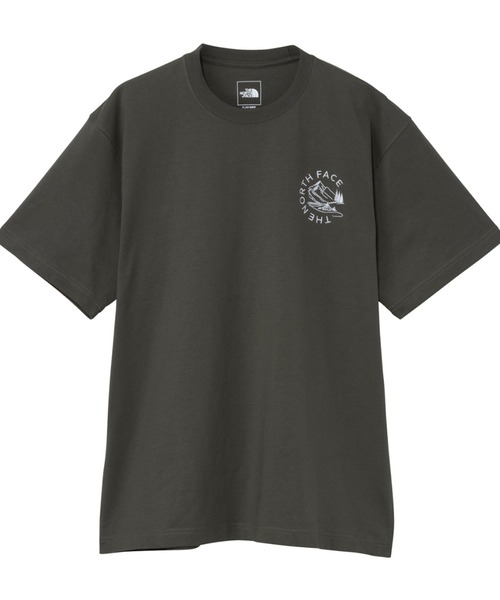 THE NORTH FACE(ザノースフェイス)の「ザ ノース フェイス THE NORTH FACE S/S Holiday Camp Tee ショートスリーブホリデーキャンプティー(Tシャツ/カットソー・メンズ・グリーン/アイボリー/ブラック・S/M/L/XL/2XL)」の1枚目の写真