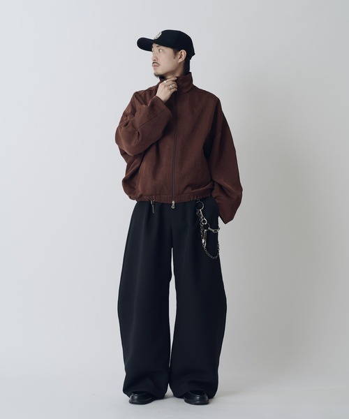 ITTI(イッチ)の「cerato bright zip blouson ITTI(ブルゾン・メンズ・ブラック/ブラウン・FREE)」の5枚目の写真