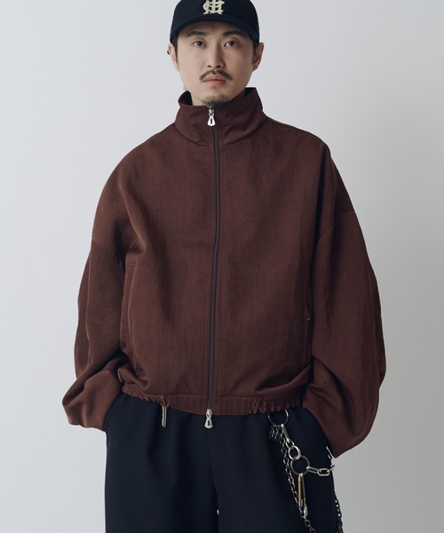 ITTI(イッチ)の「cerato bright zip blouson ITTI(ブルゾン・メンズ・ブラック/ブラウン・FREE)」の13枚目の写真