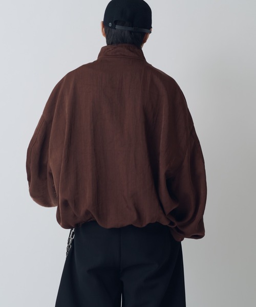 ITTI(イッチ)の「cerato bright zip blouson ITTI(ブルゾン・メンズ・ブラック/ブラウン・FREE)」の3枚目の写真