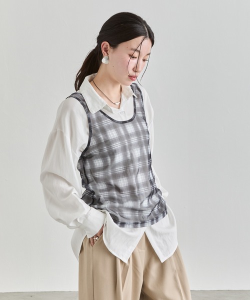 NUJOH(ヌゾ)の「Loose Basic Shirt / ルーズベーシックシャツ(シャツ/ブラウス・レディース・イエロー/ミント/ライトブルー/アイボリー/ピンク・FREE)」の19枚目の写真