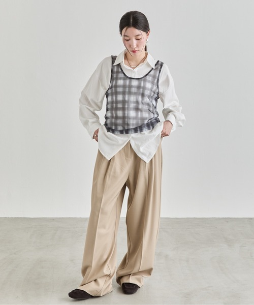 NUJOH(ヌゾ)の「Loose Basic Shirt / ルーズベーシックシャツ(シャツ/ブラウス・レディース・イエロー/ミント/ライトブルー/アイボリー/ピンク・FREE)」の22枚目の写真