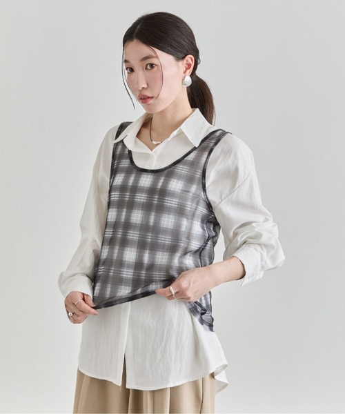 NUJOH(ヌゾ)の「Loose Basic Shirt / ルーズベーシックシャツ(シャツ/ブラウス・レディース・イエロー/ミント/ライトブルー/アイボリー/ピンク・FREE)」の16枚目の写真