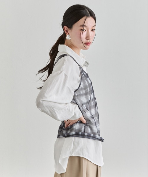 NUJOH(ヌゾ)の「Loose Basic Shirt / ルーズベーシックシャツ(シャツ/ブラウス・レディース・イエロー/ミント/ライトブルー/アイボリー/ピンク・FREE)」の20枚目の写真