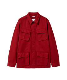 YOUCHE PRET A PORTER（ユッシュプレタポルテ）の「SQ MODULE FATIGUE JACKET Crimson Red（ミリタリージャケット）」