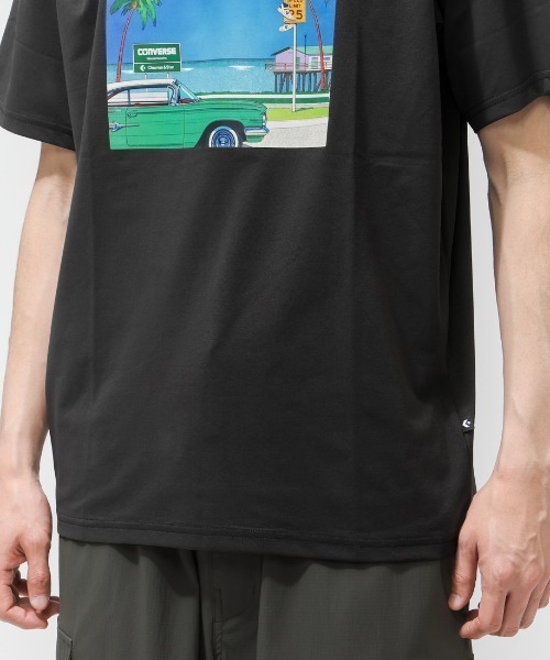 CONVERSE（コンバース）の「【別注】コンバース  AP EM GRAPHIC TEE M 半袖Tシャツ 限定コラボ（Tシャツ/カットソー・メンズ・ブラック/オフホワイト・M/L/LL）」の8枚目の写真