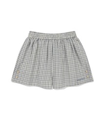 WOMEN'S CHECKED SEERSUCKER SHORTS