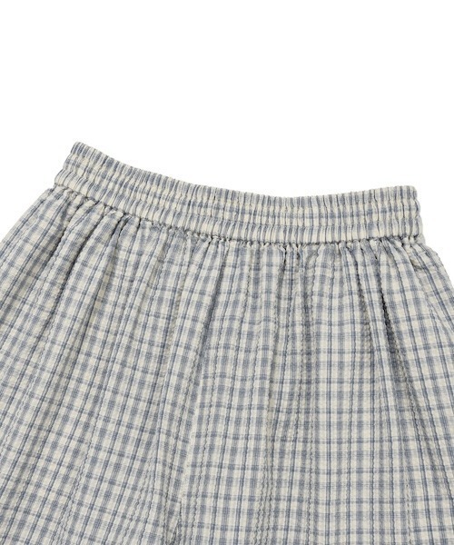 Wacky WiLLy（ワッキーウィリー）の「WOMEN'S CHECKED SEERSUCKER SHORTS（その他パンツ・レディース・クリーム/ネイビー・SMALL/MEDIUM）」の12枚目の写真